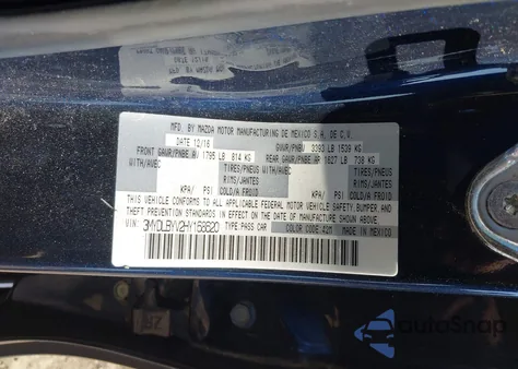 2017 Toyota Yaris Ia z USA, uszkodzony, nr VIN 3MYDLBYV2HY168620